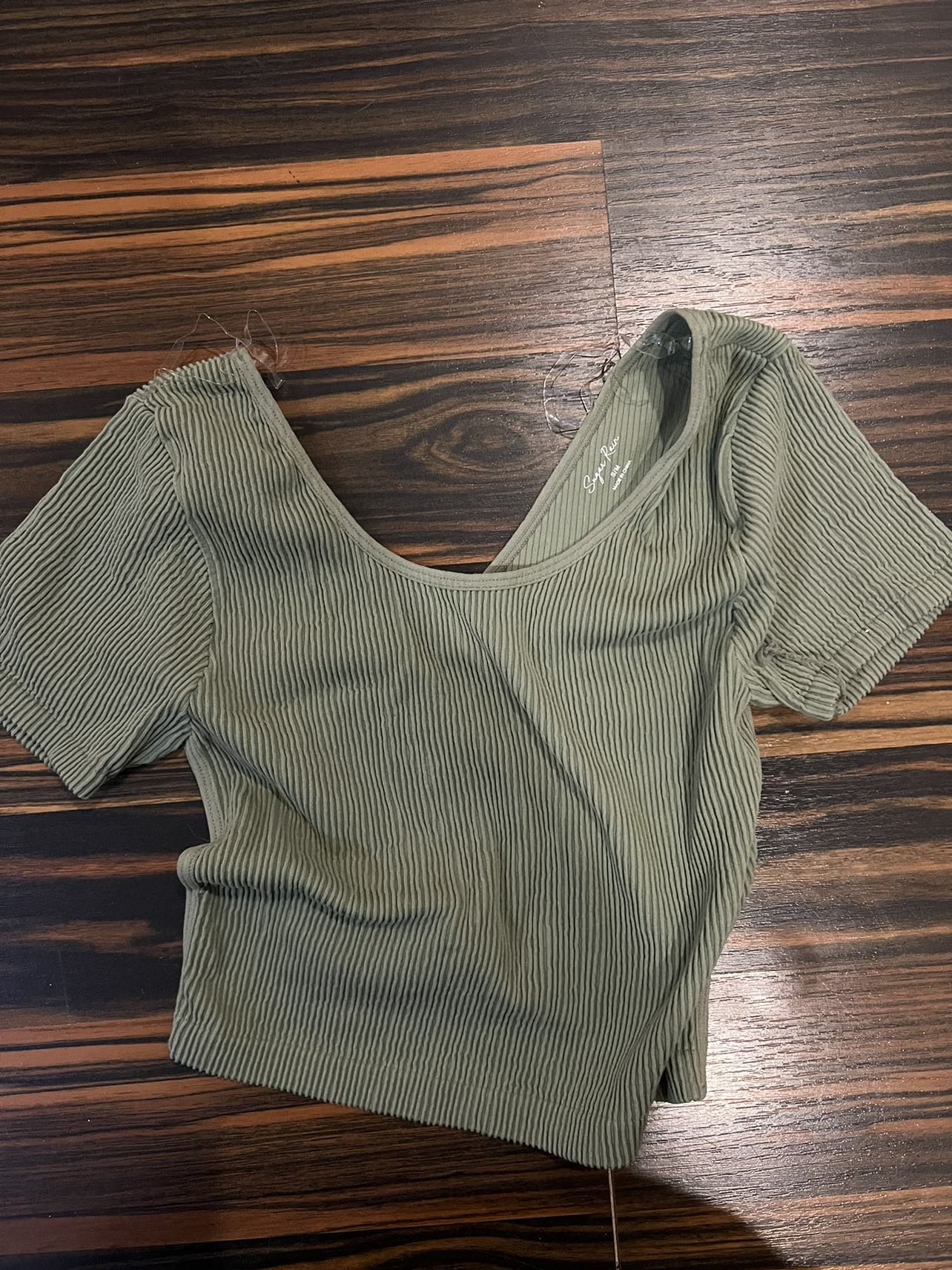 cross over crop top - photo 2