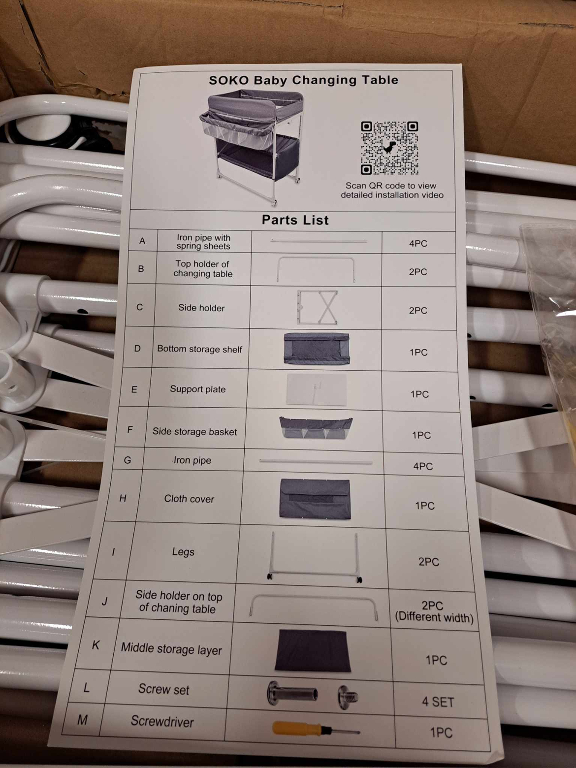 Baby diaper changing table #190 - photo 5