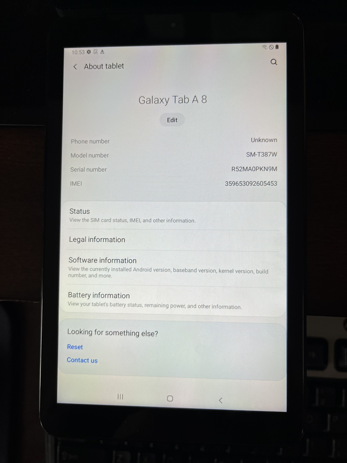 Samsung Galaxy Tab 8 32GB Tablet Black image indicator(2)