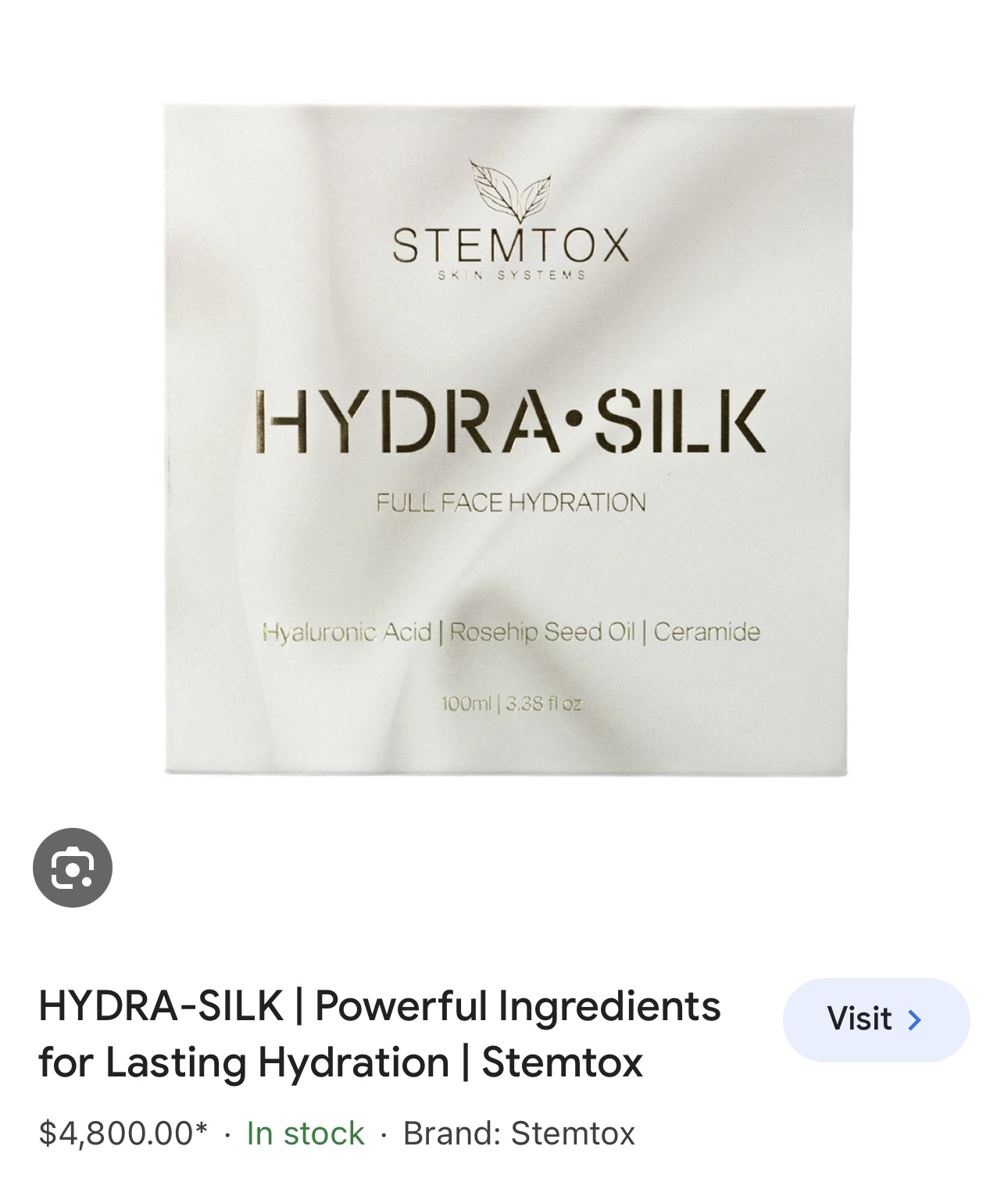 HYDRA• SILK FULL FACE HYDRATION