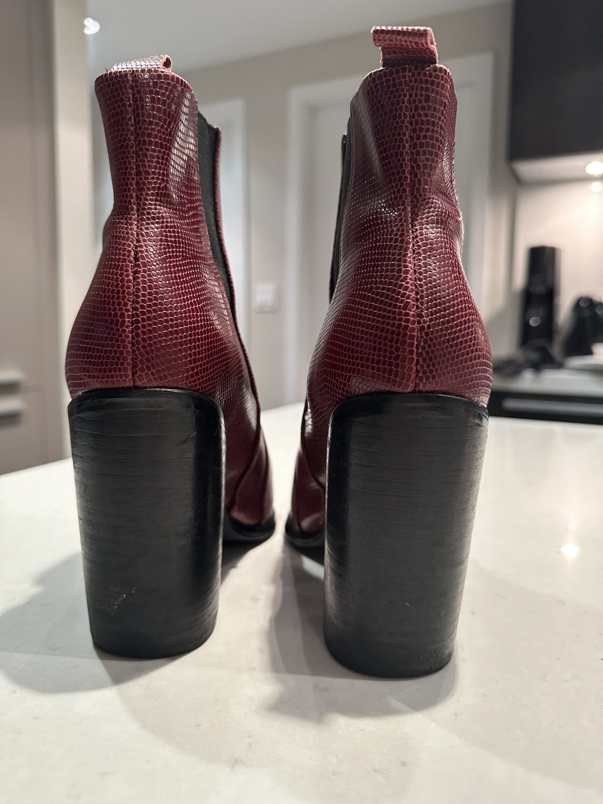 Red Solsana ankle boots - size 38 - photo 4