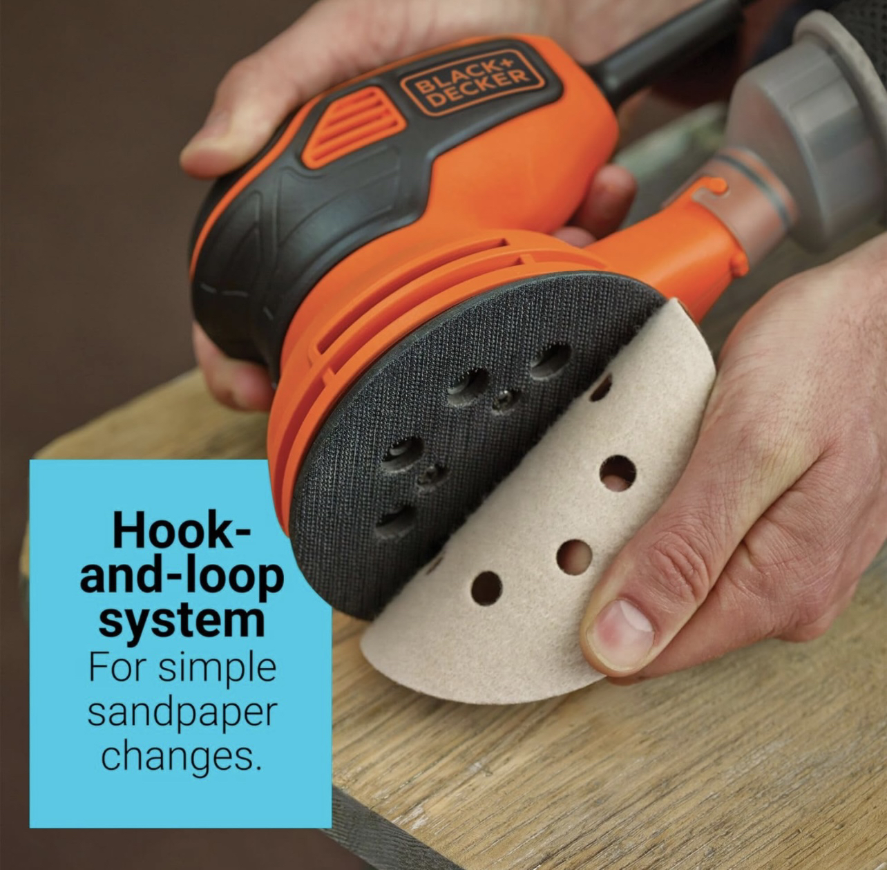 Black +Decker Orbit sander with sander pads (BRAND NEW) image indicator(3)