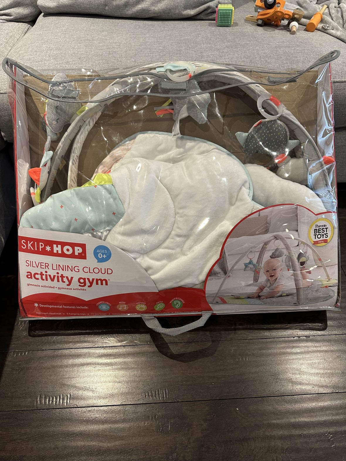 Skip Hop Silver Lining Cloud Activity Gym image indicator(10)