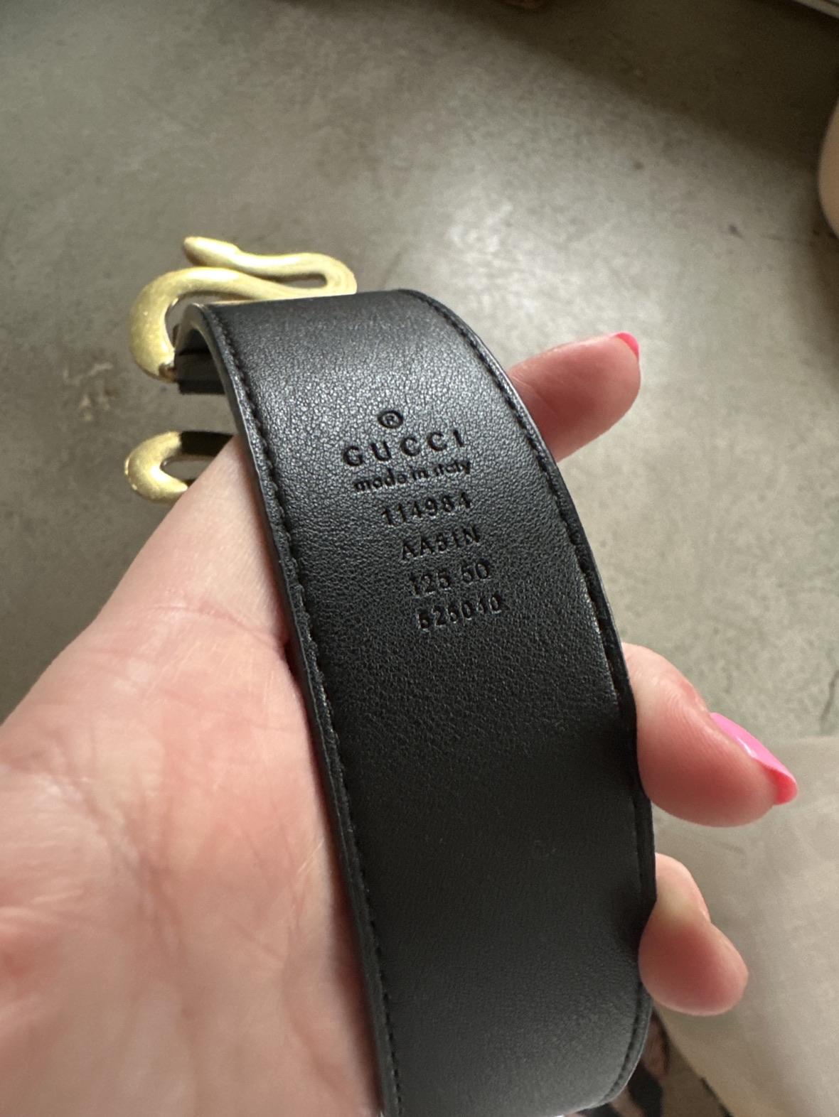 Dupe Gucci Snake Belt - Brand New - photo 4