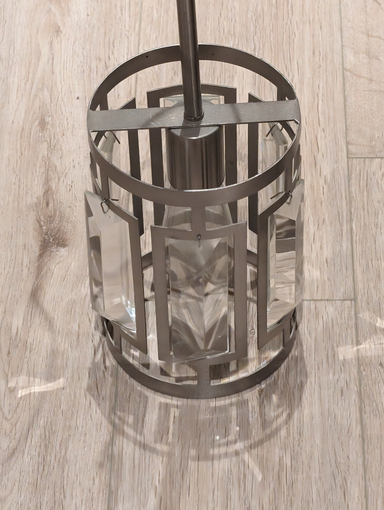 Nickel and Crystal Pendant Lights image indicator(5)