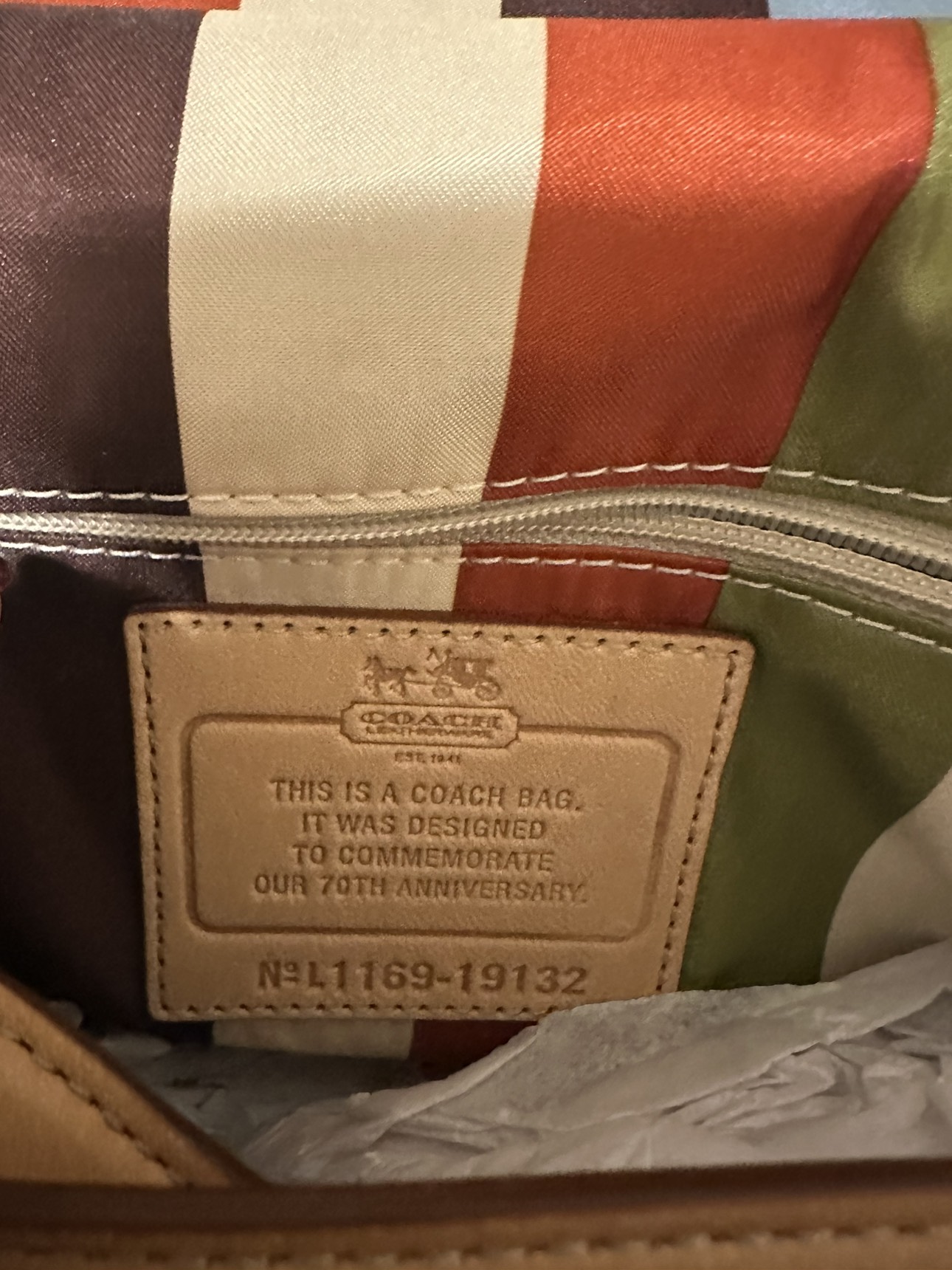 Brand new Coach 70th Anniversary crossbody detachable strap image indicator(3)