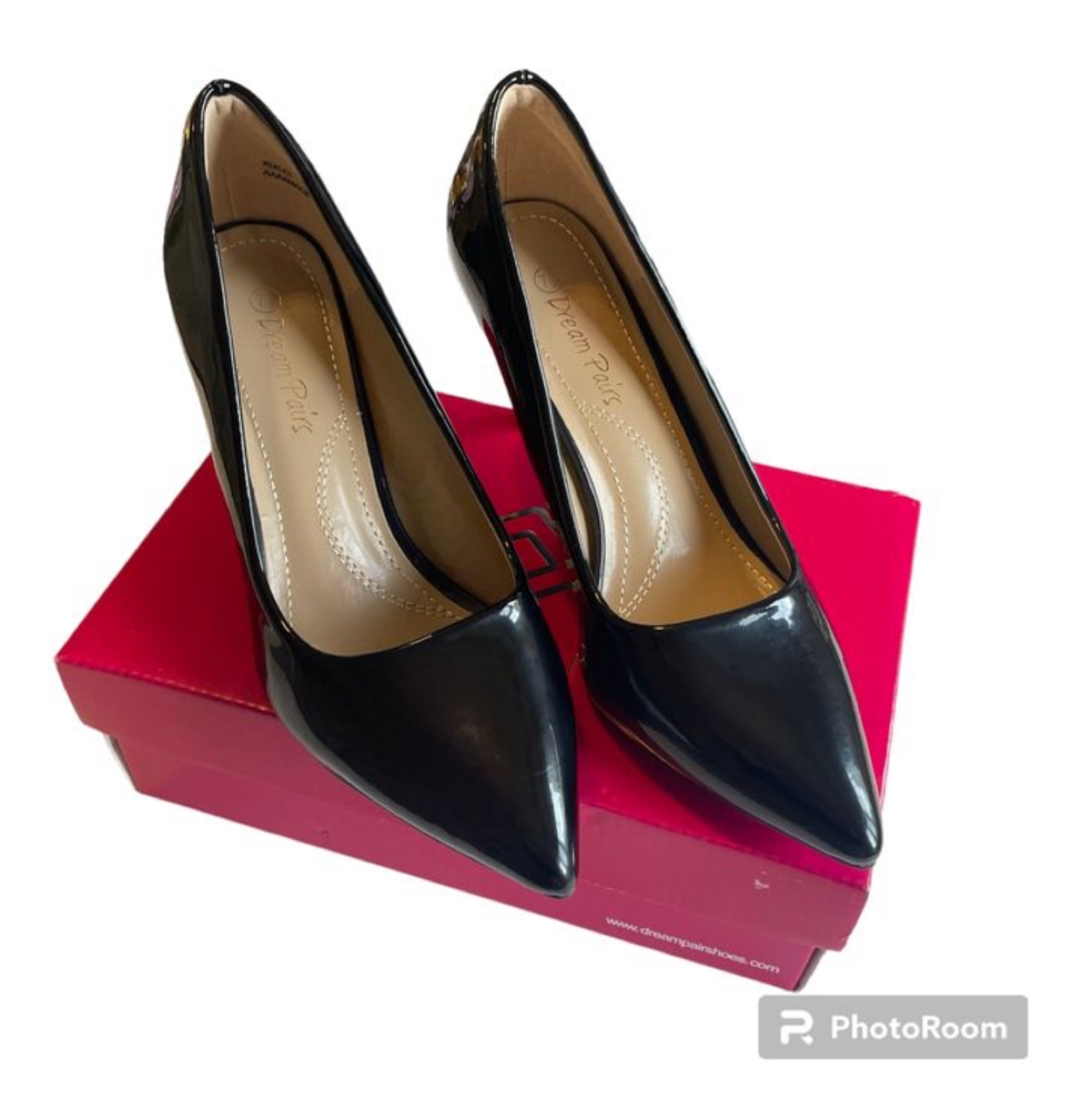 Dream Pairs’ Patent Vegan Leather Heels