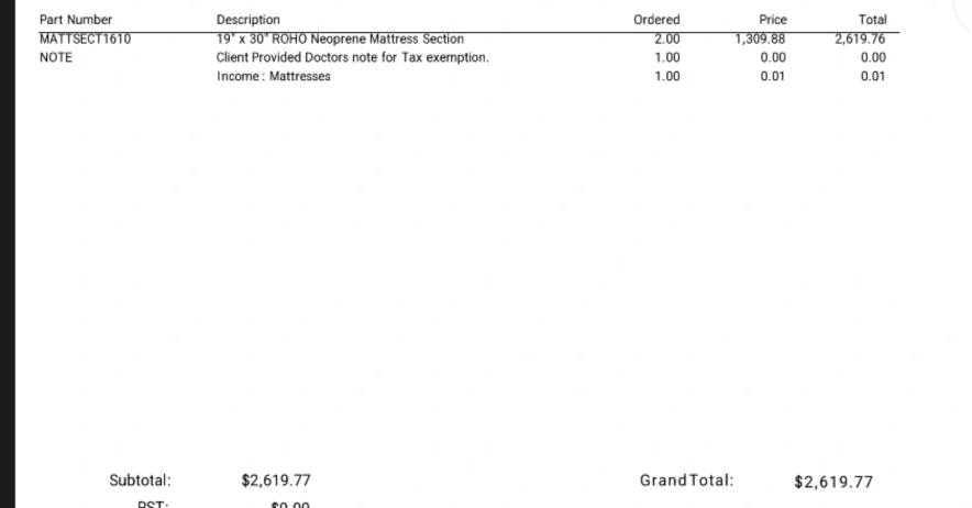 Roho Mattress Two Sections 2