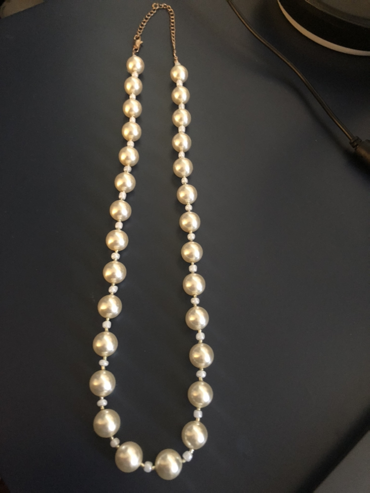Fake pearl necklace for women - photo 2