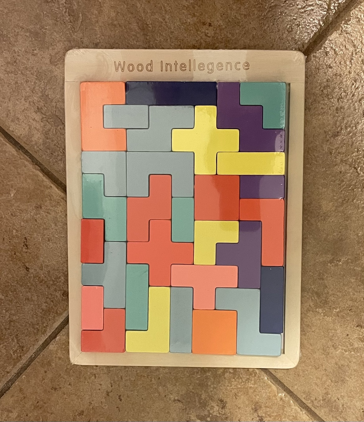 NEW wooden puzzle Tetris Block