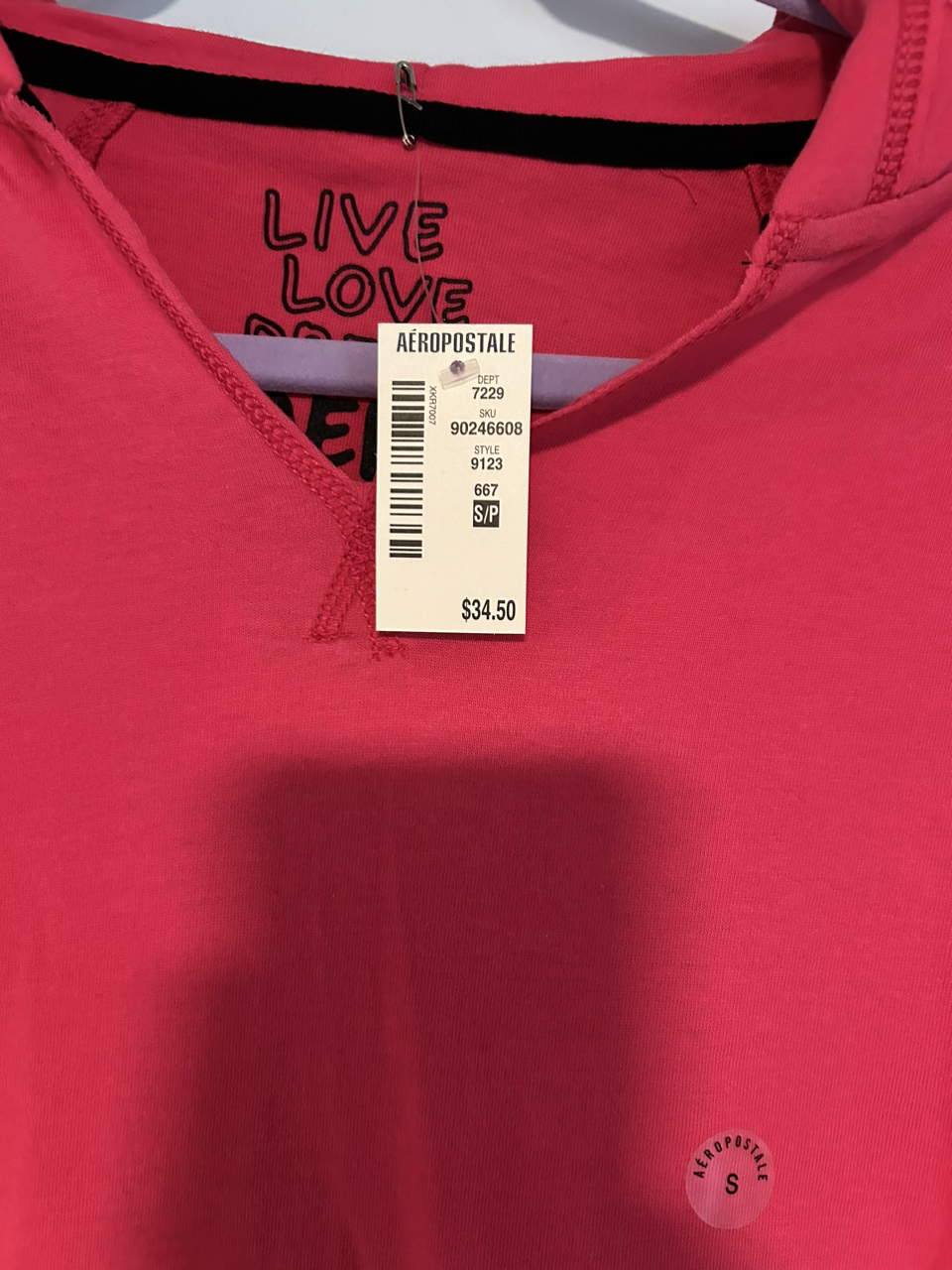 Hot pink Aeropostale shirt - photo 3