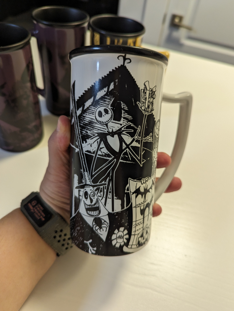 Set of 4 Nightmare Before Christmas Mugs - photo 3