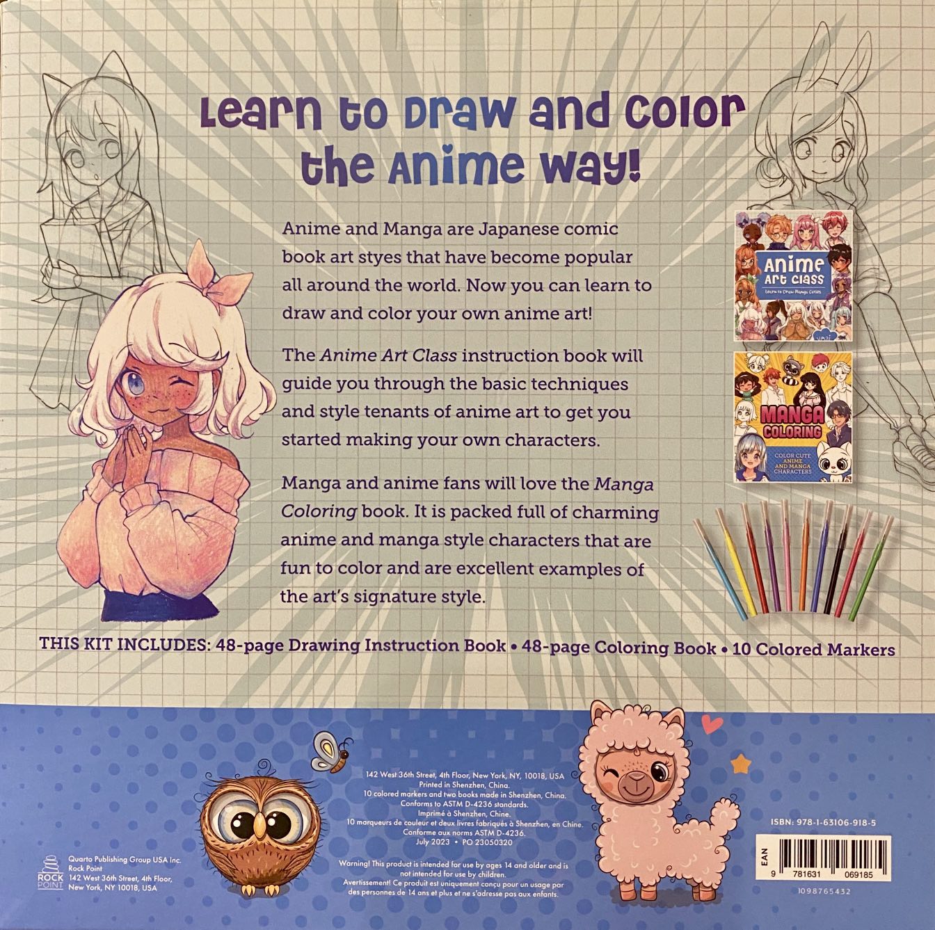 Draw & Color Anime - Box Set - photo 2