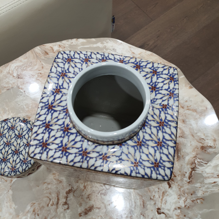 Cobalt Blue Square Porcelain Ginger - photo 5