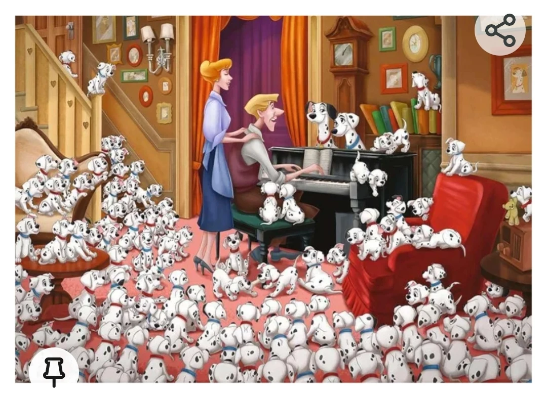 Puzzle 1000 Disney  101 Dalmatiner - photo 2