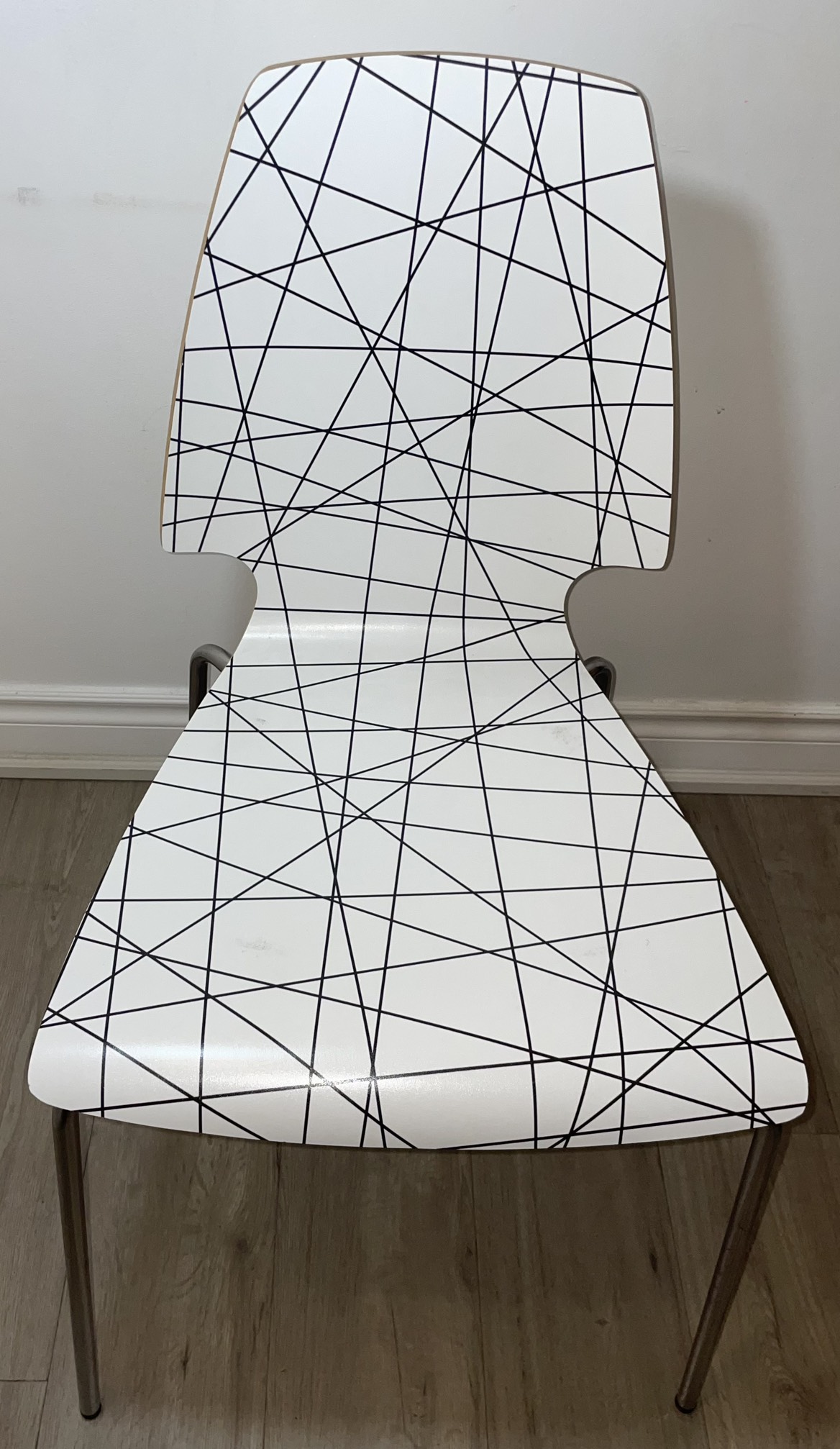 White Ikea Chairs (Brand New Condition) image indicator(2)