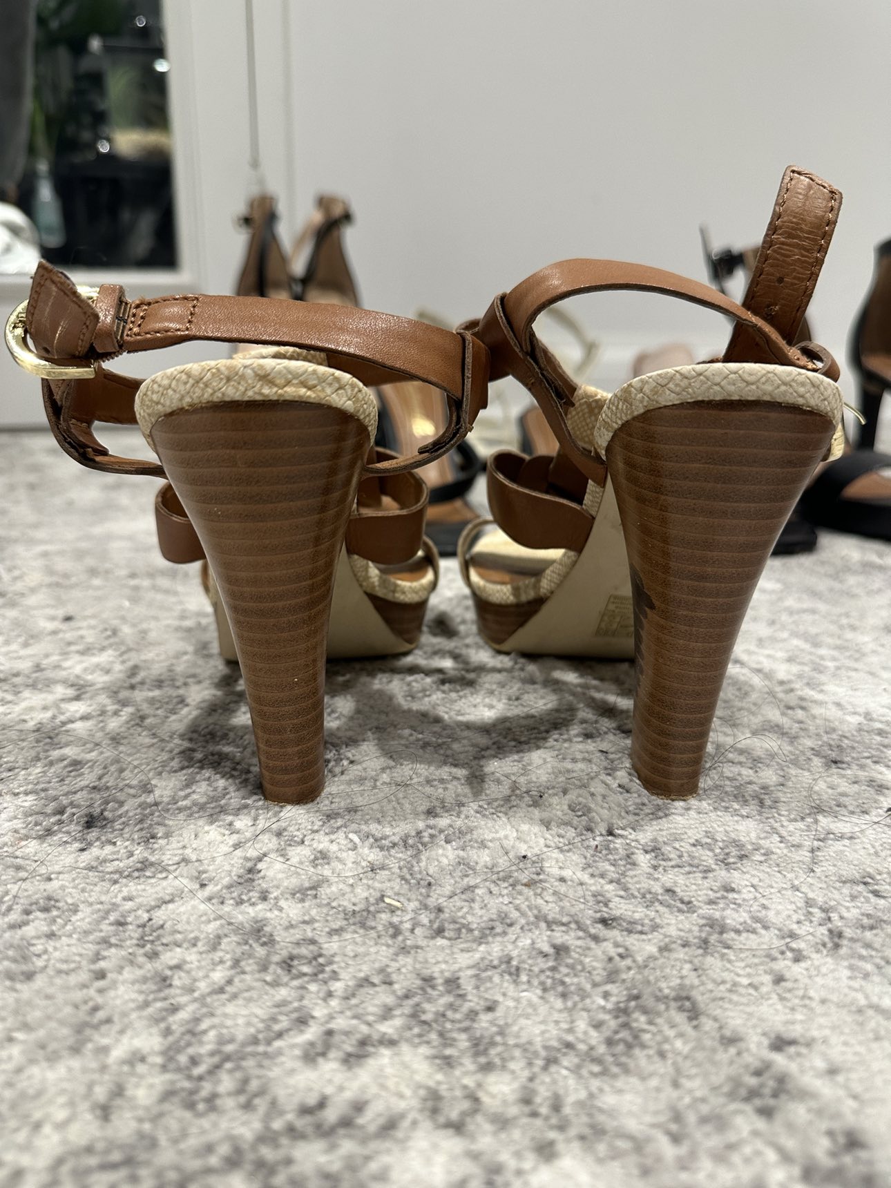 Franco Sarto Snake Print Heels 6.5 - photo 3