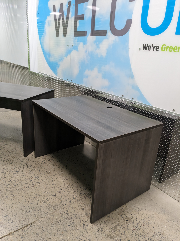 Straight desk shell 48" and 60" width