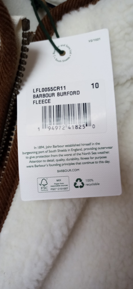 Brand new fleece vest Barbour image indicator(9)