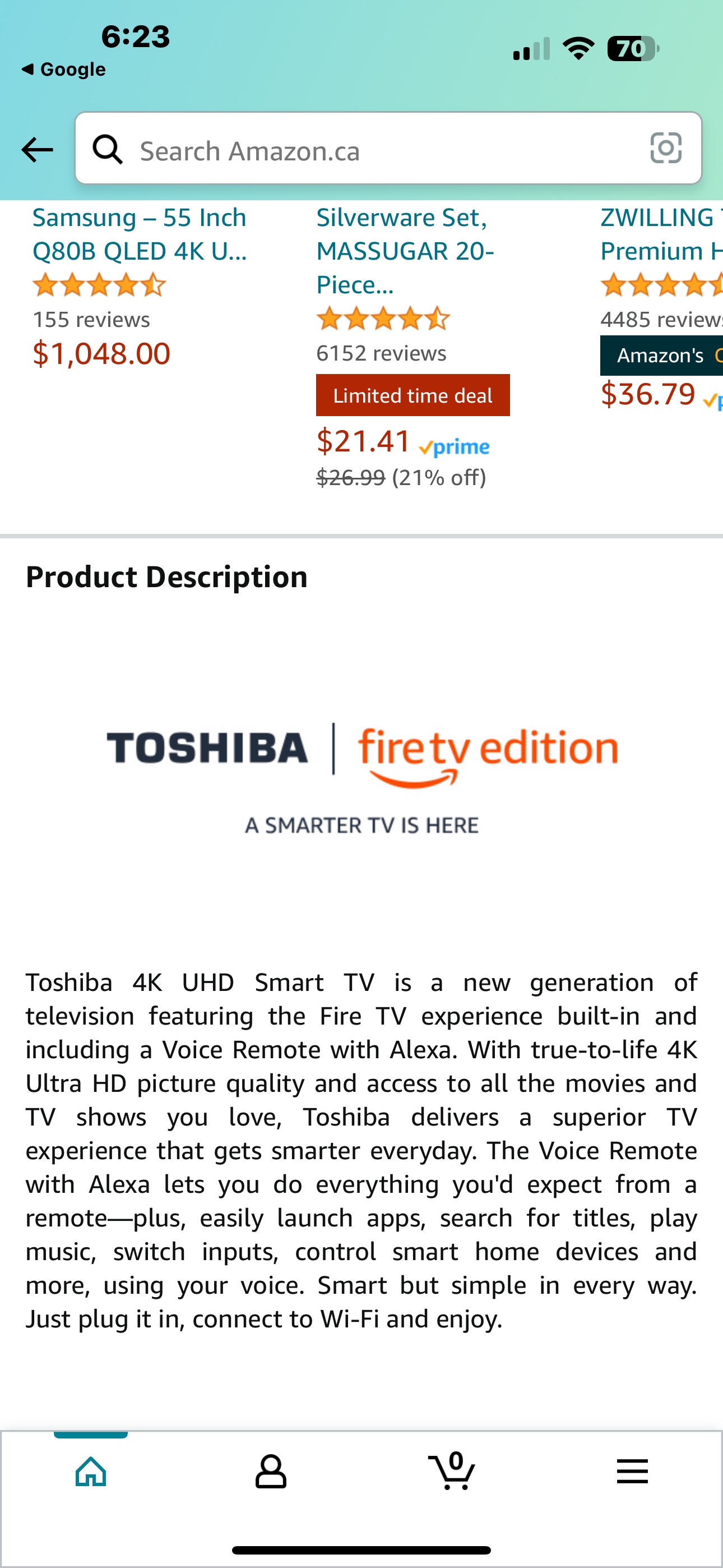 Toshiba 55" 4k Smart Led Tv - photo 5