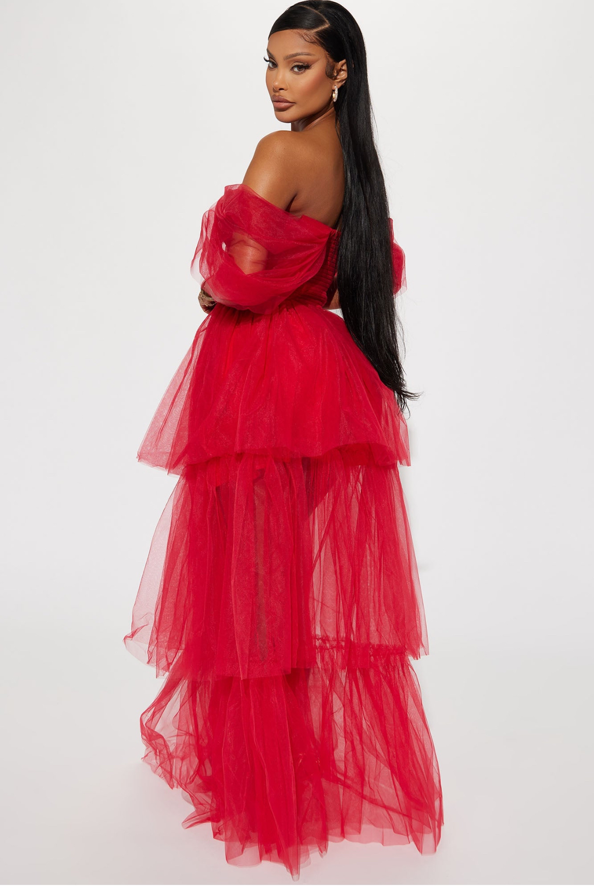 Khloe Tulle Gown - Red Dress (Valentine) - photo 3
