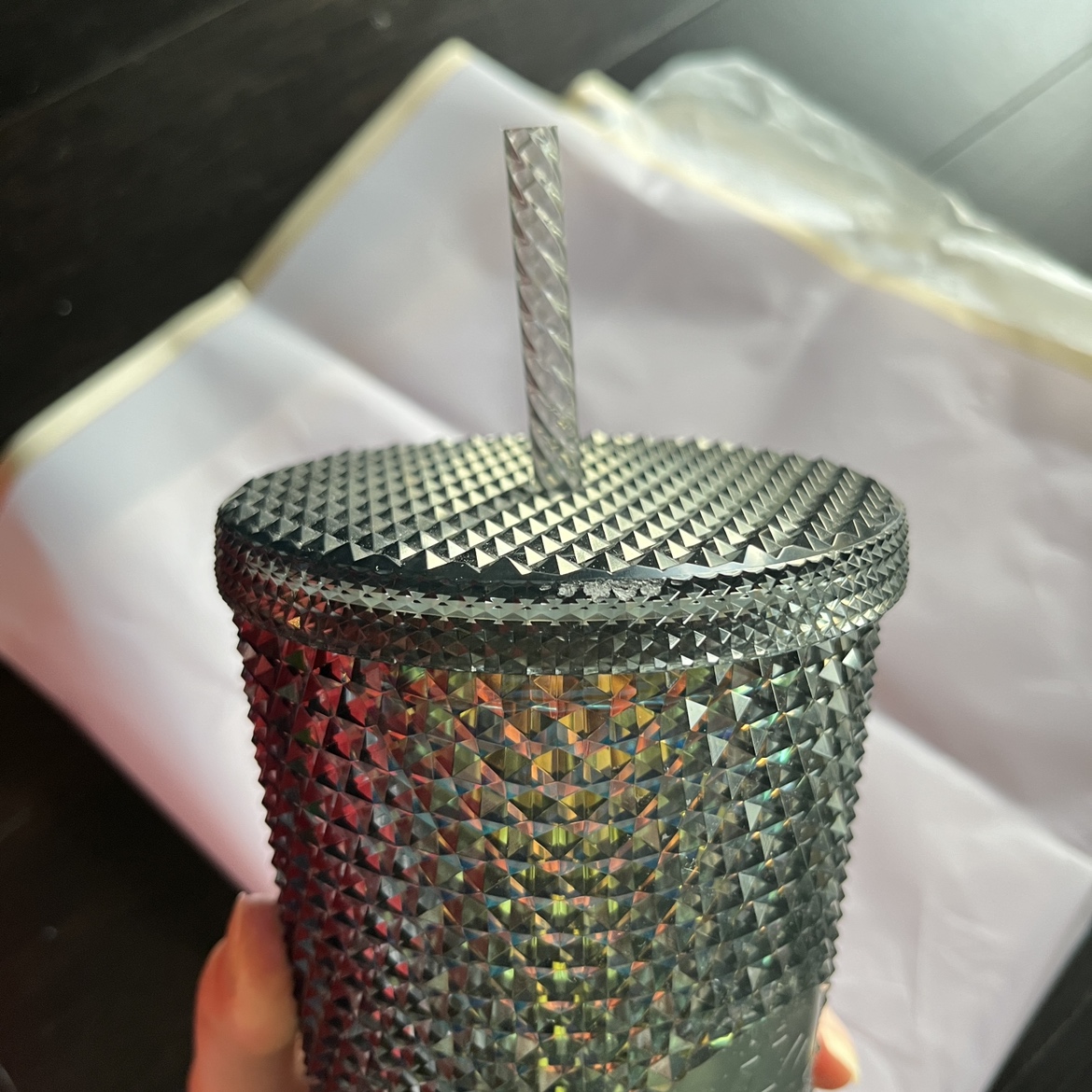 Limited Edition Starbucks Cup with Straw SUPER PRETTY image indicator(9)