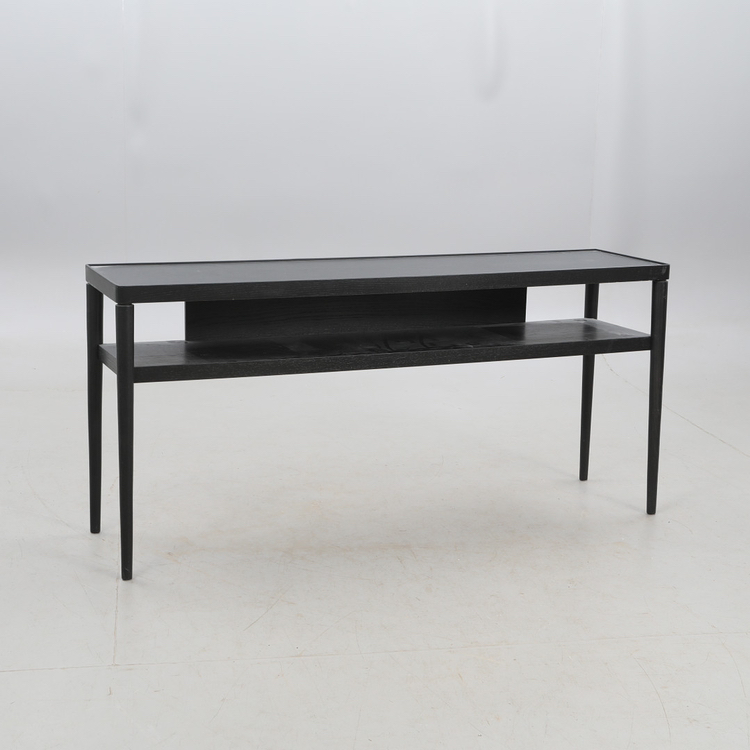 Hall/Sofa Table IKEA Stockholm black EUC - photo 2