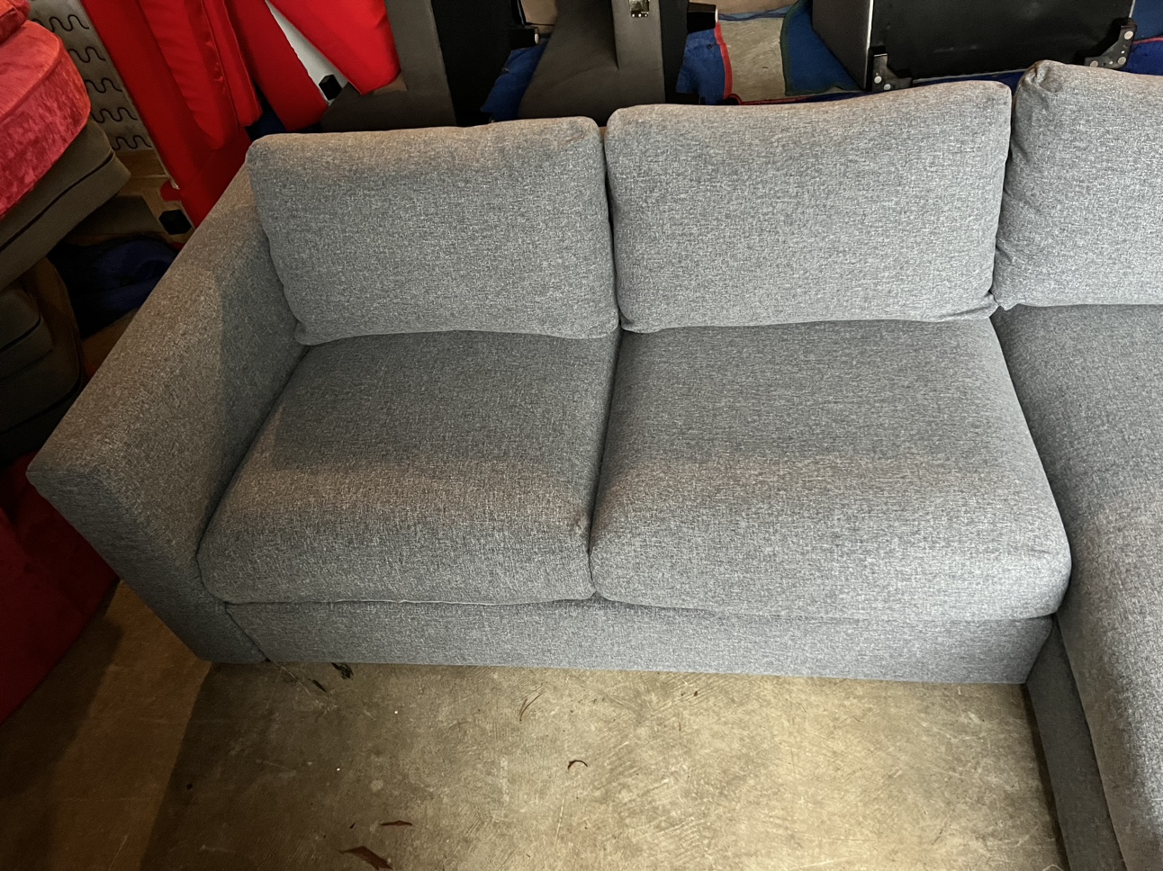 Grey Ikea Sectional - photo 2