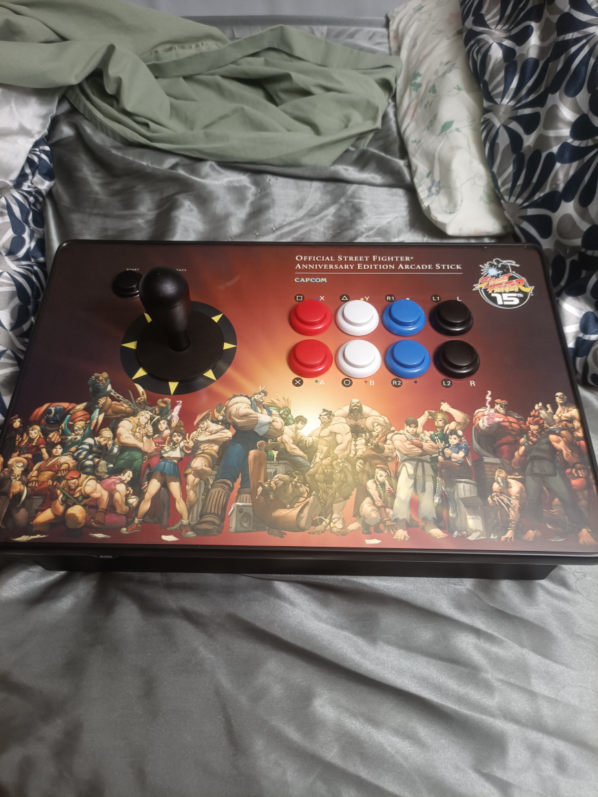 nubytech streetfighter 15th anniversary arcade stick ps2/xbox