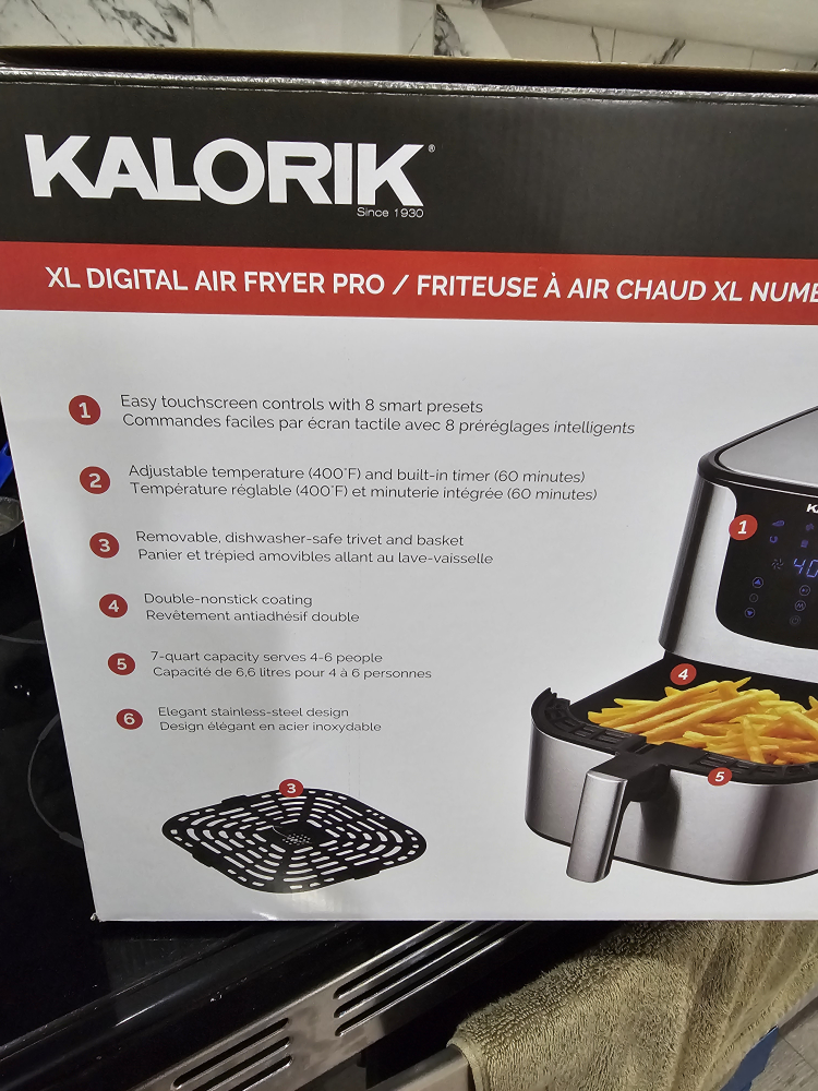 kalorik air fryer - photo 2