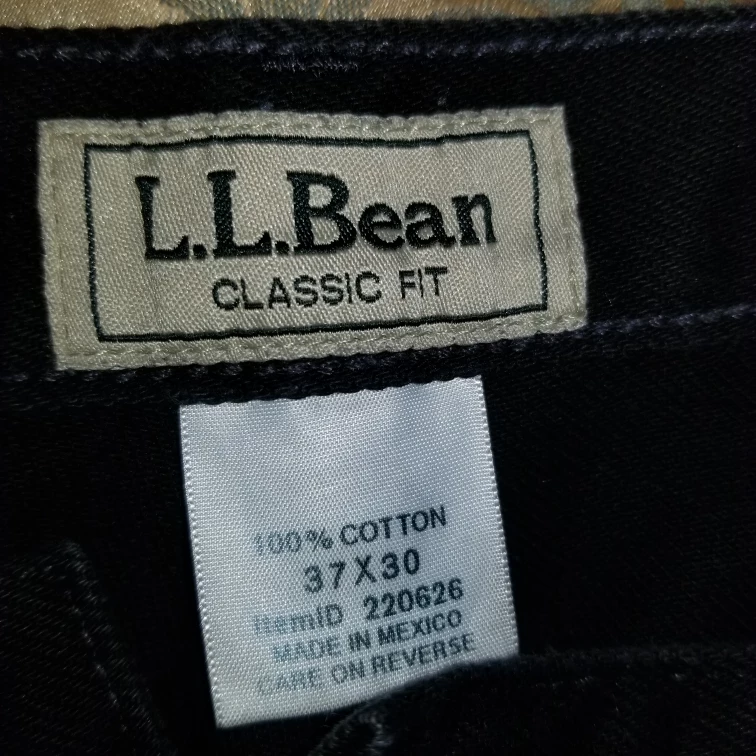 "LL Bean" black Jean for men - photo 2
