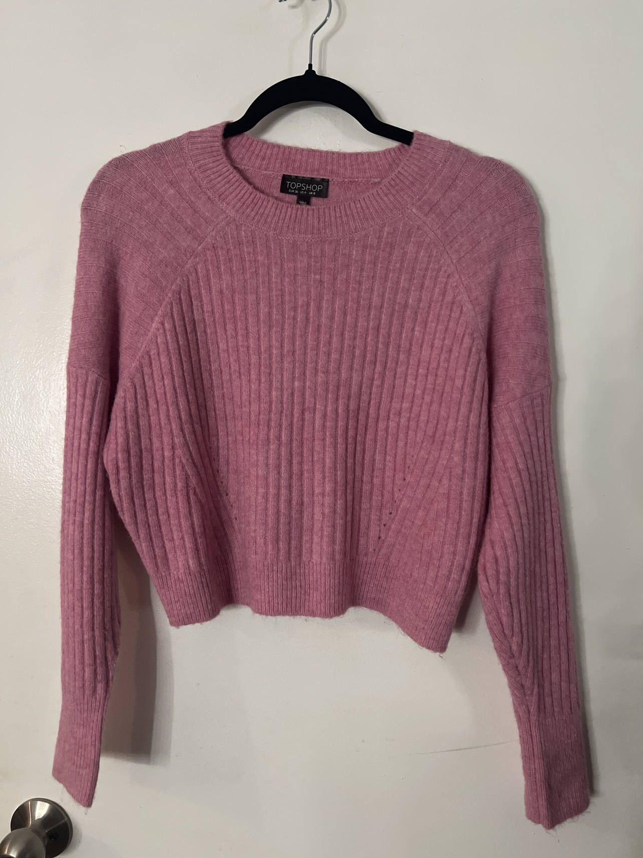 Bubblegum pink sweater size small
