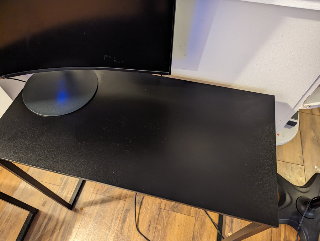 SHW Home Office 32-Inch Computer Desk, Black - photo 3