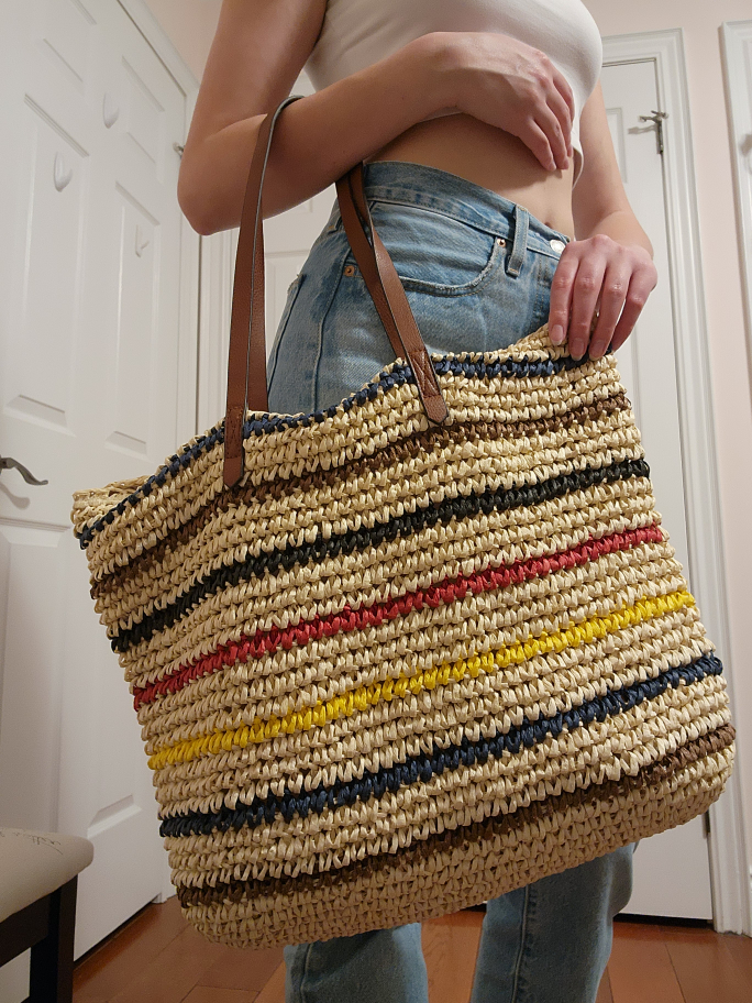 woven beach bag 🏝 image indicator(4)