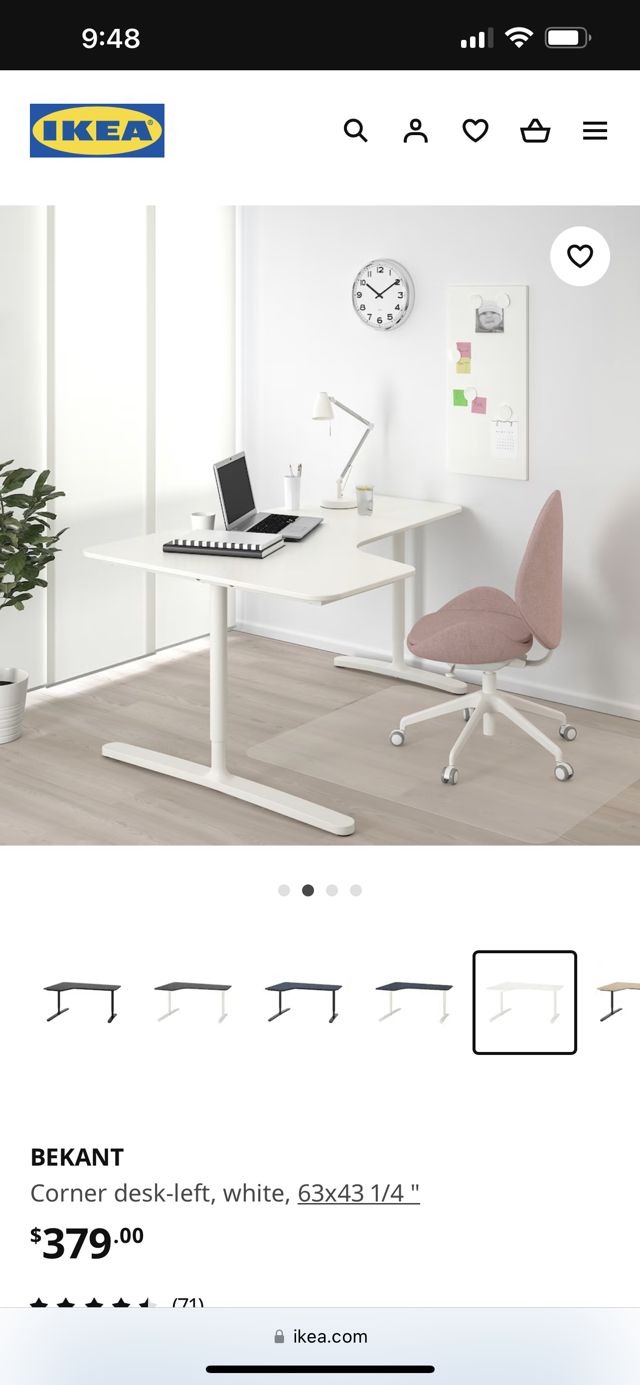 IKEA BEKANT desk - photo 2