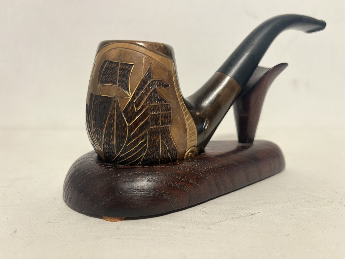 Vintage Hand Carved Pipe - photo 3