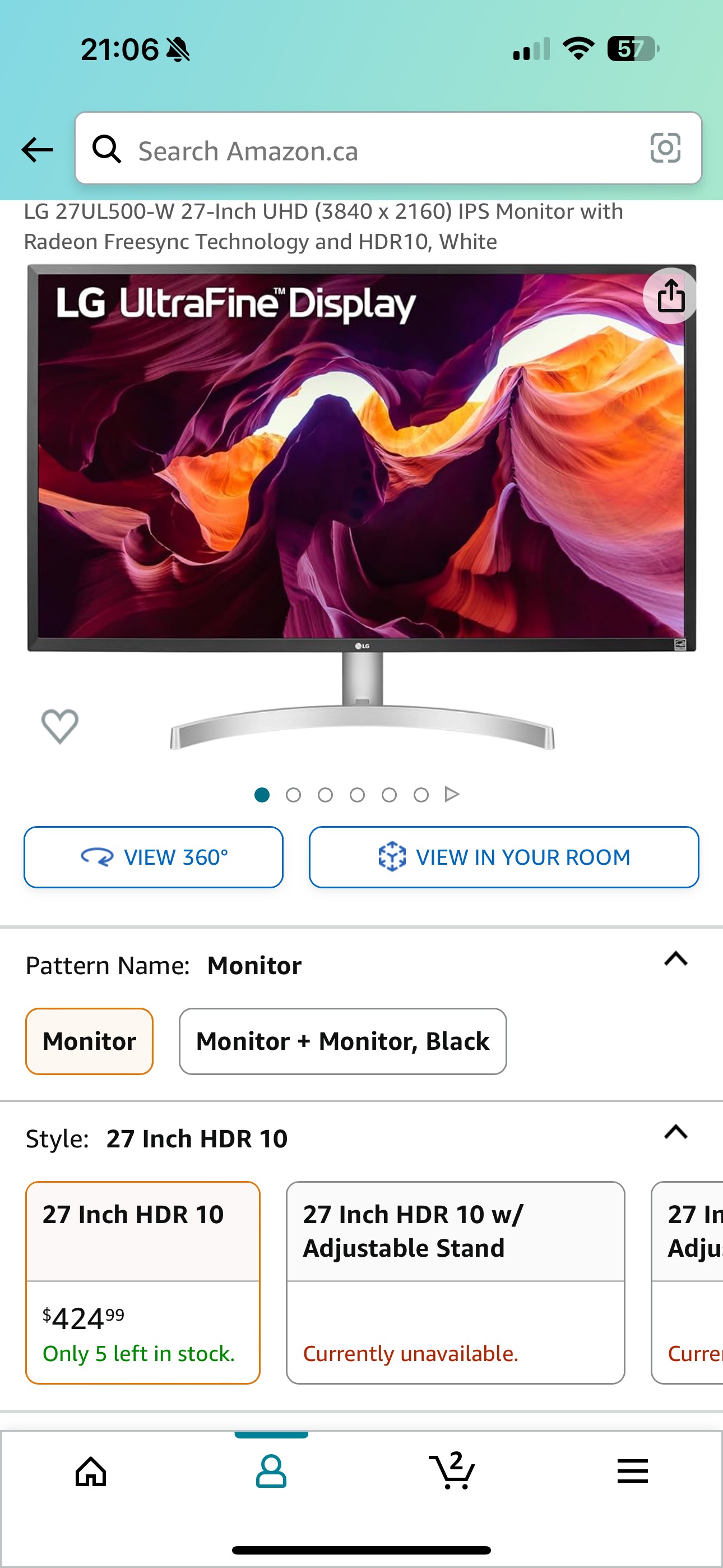 LG Ultrafine 4K Monitor - photo 2
