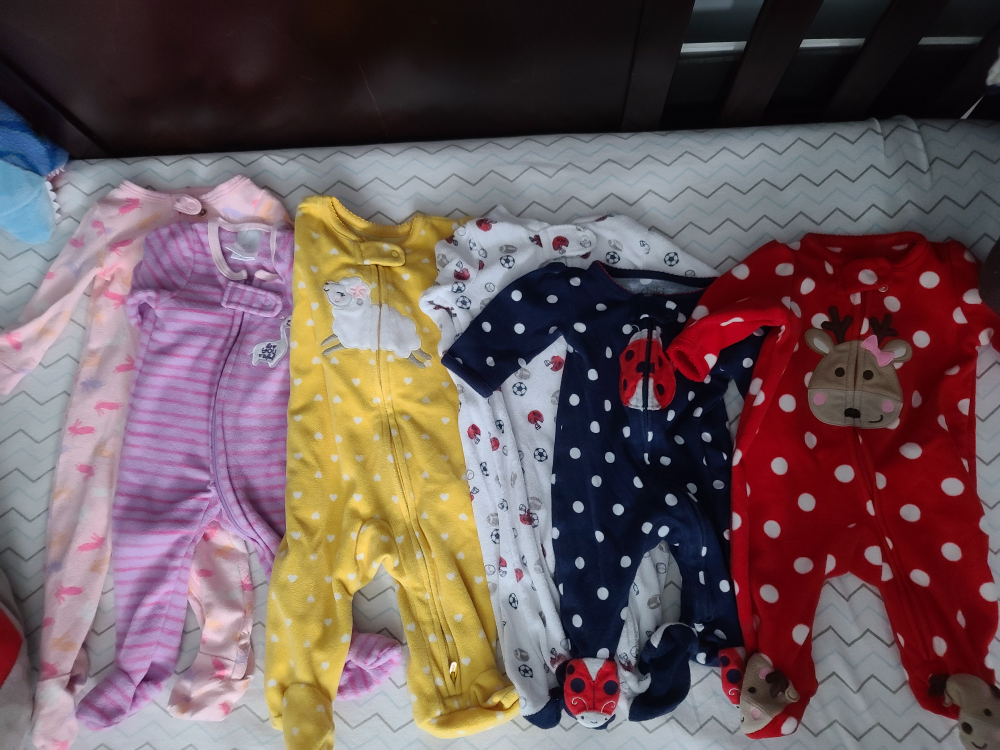 93 Pcs 0 to 3 months baby girl clothes