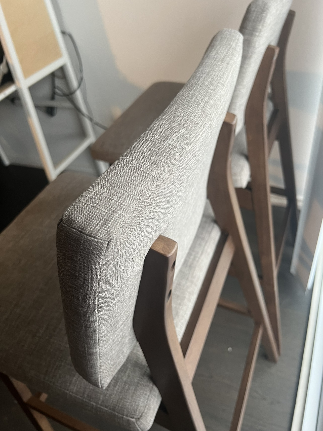 Upholstered Solid Wood Stools image indicator(3)