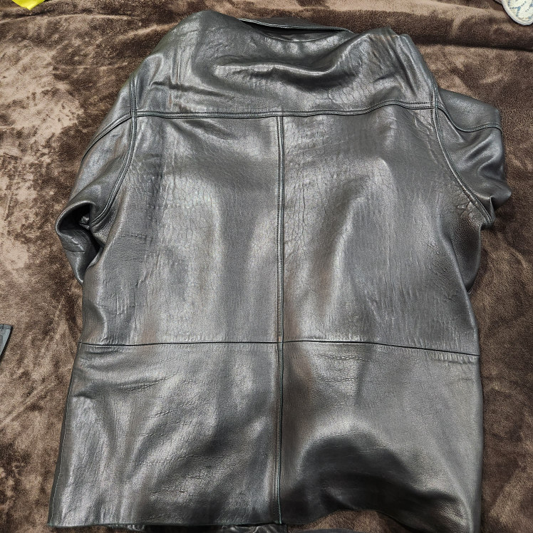 Men's leather jacket - photo 5