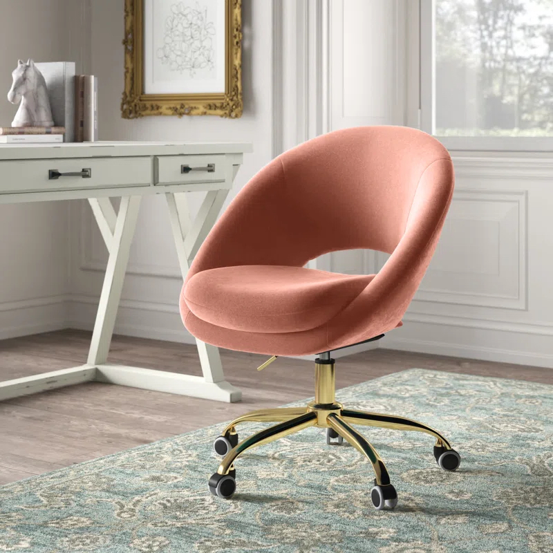 Lourdes Rotating Pink Chair - photo 3