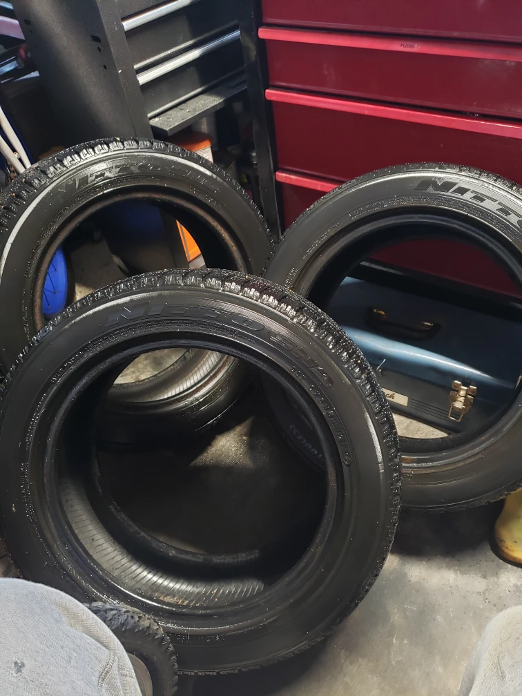 3 WINTER TIRES 195/55R15