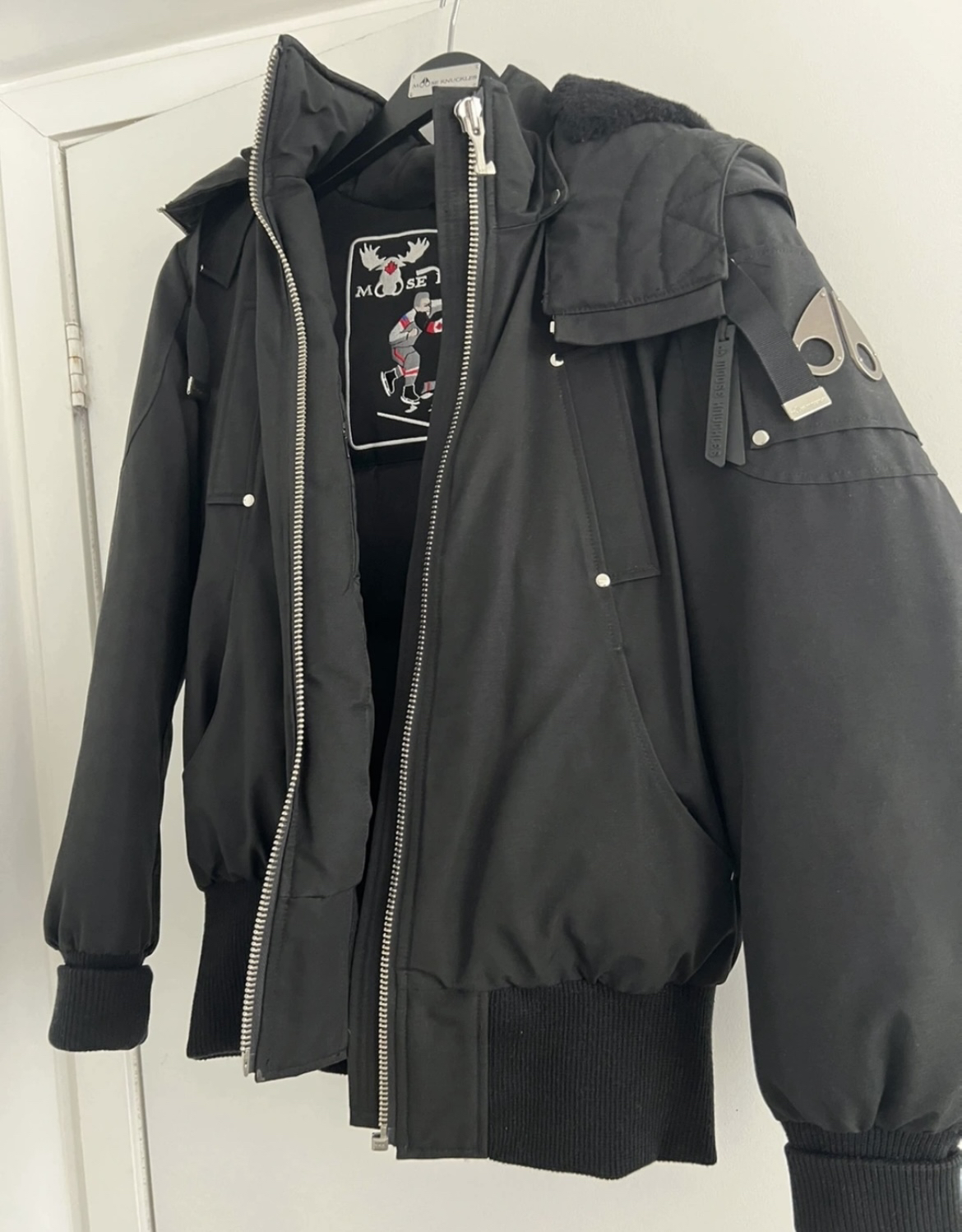 (Pick Up Today) Moose Knuckles Bomber Women Large Size thumbnail