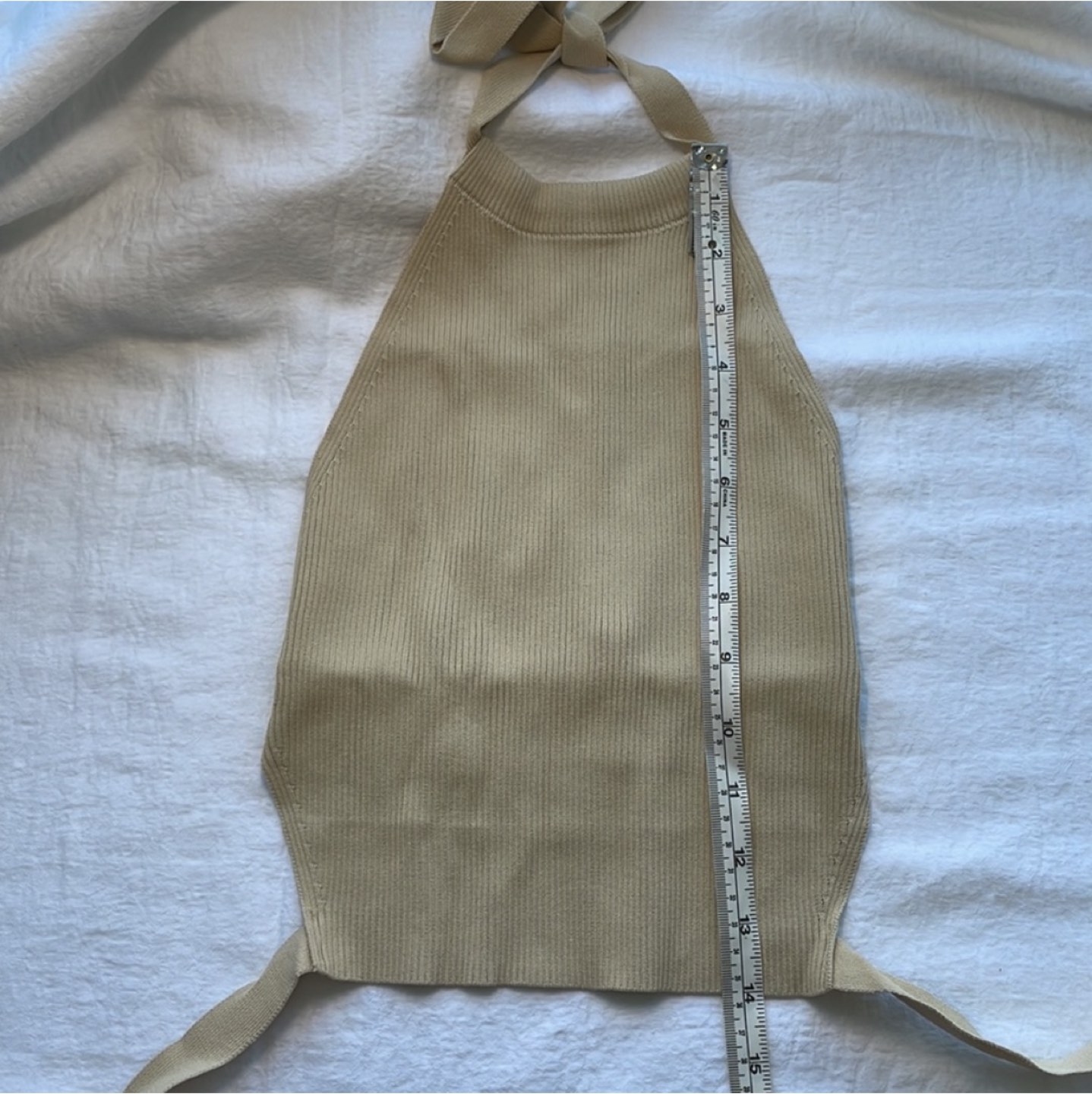 NEW Zara knitted halter top S image indicator(10)