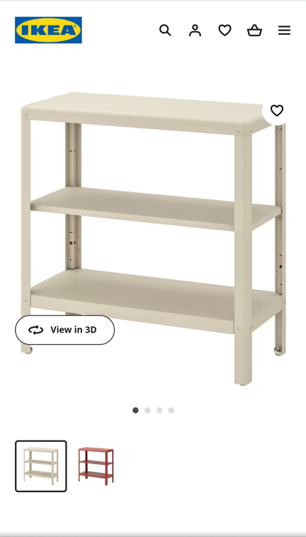 IKEA Metal shelf( indoor , outdoor) - photo 2