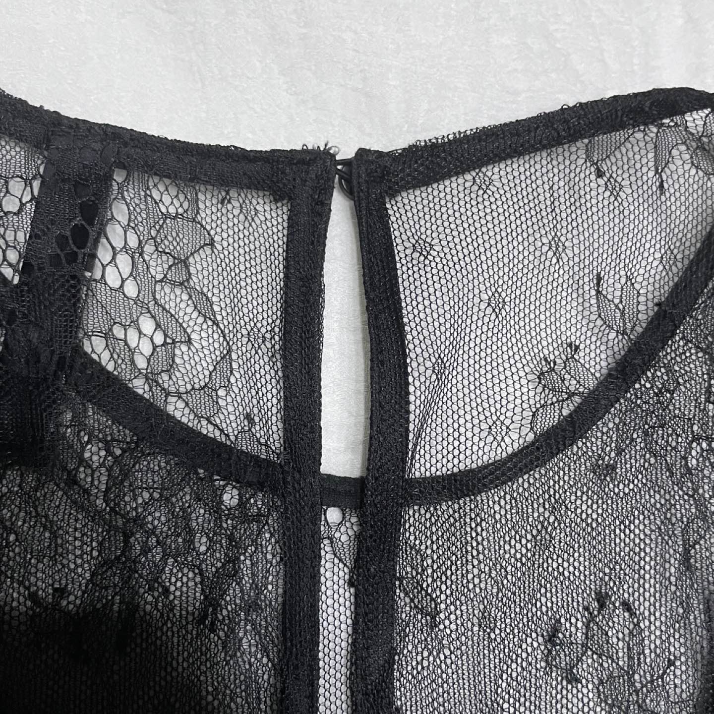 Zara Black Dress with Lace (Size M) image indicator(9)