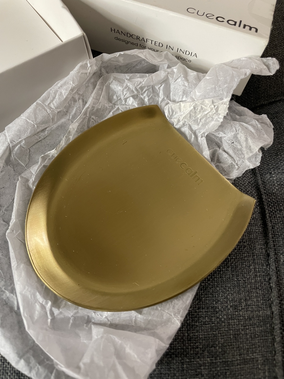 Gold Brass Incense Holder Tray image indicator(2)