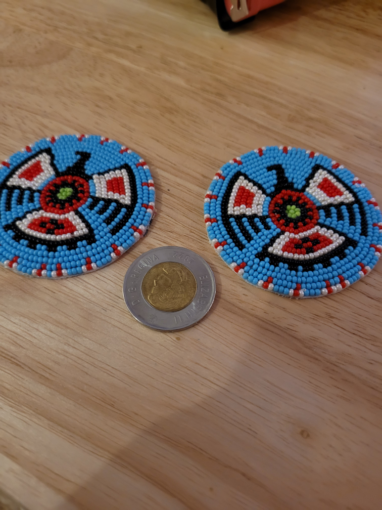 Native hand beaded decals thumbnail