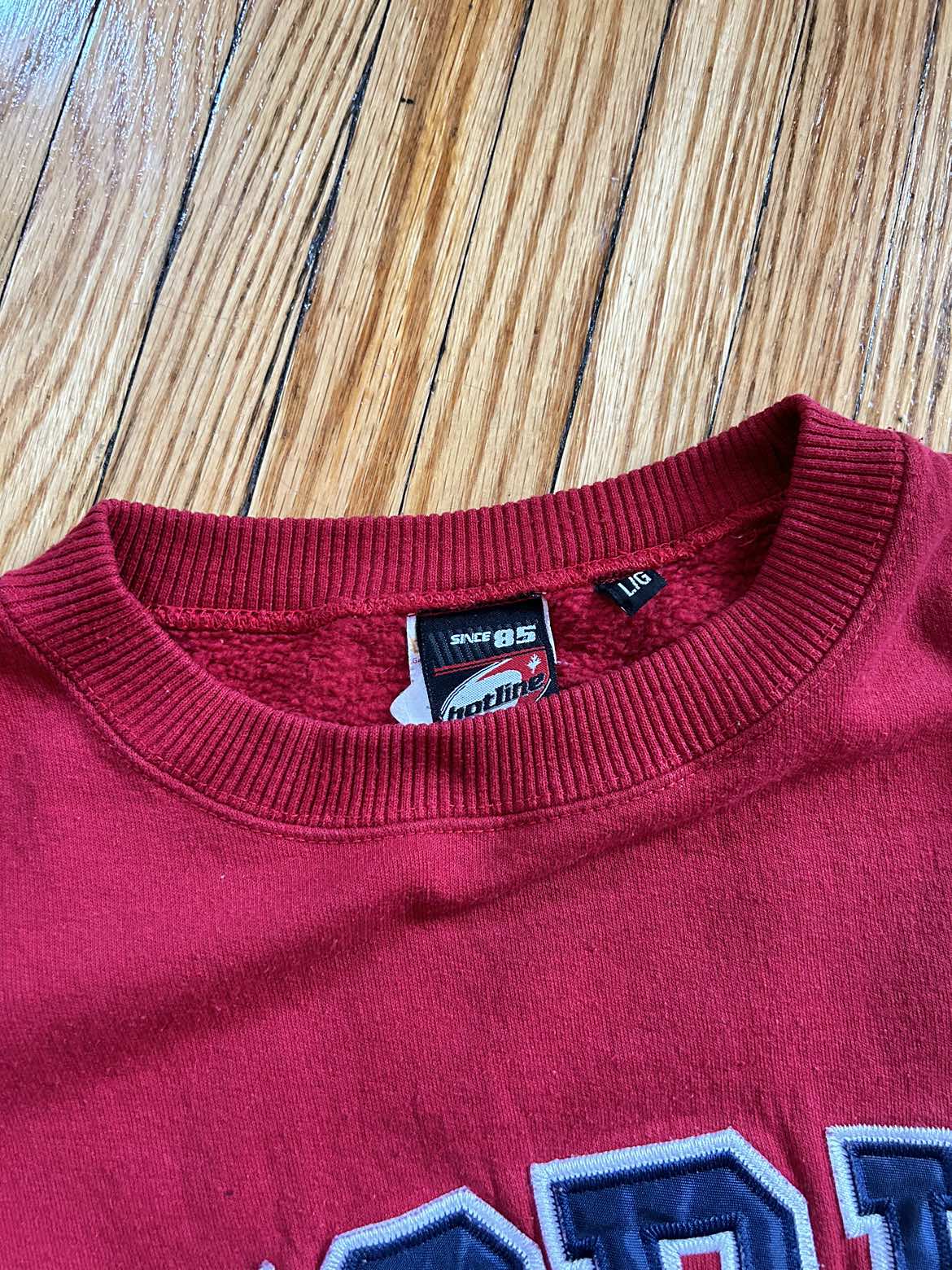 Vintage YorkU Crewneck Sweater (Red) - photo 5