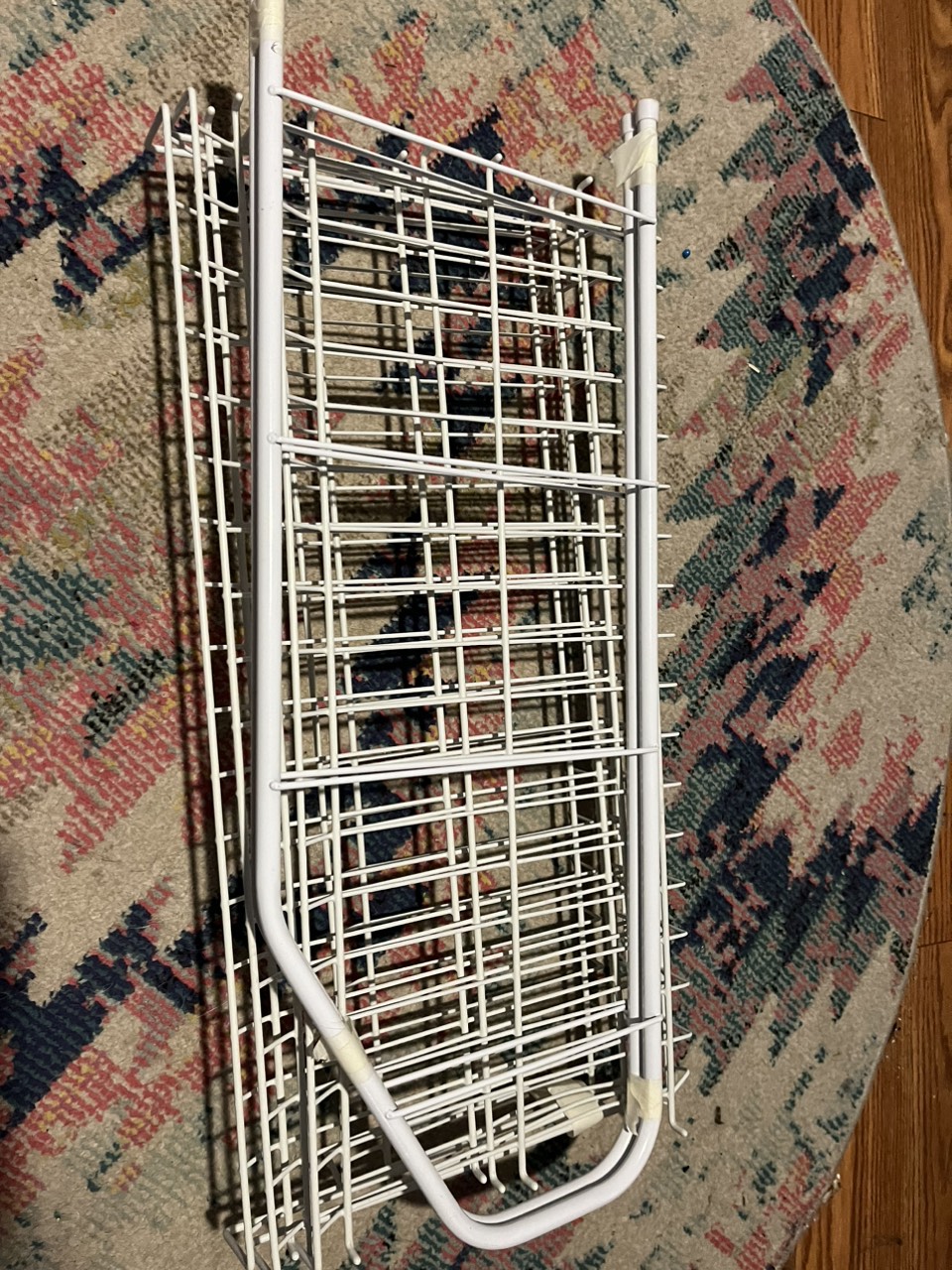 🥕4 tier white shoe rack image indicator(2)